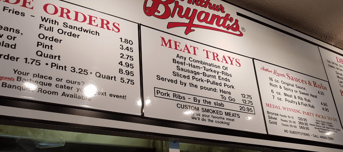 bbq restaruant food ingredients